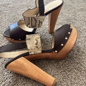 Coach Platform Heels 8.5